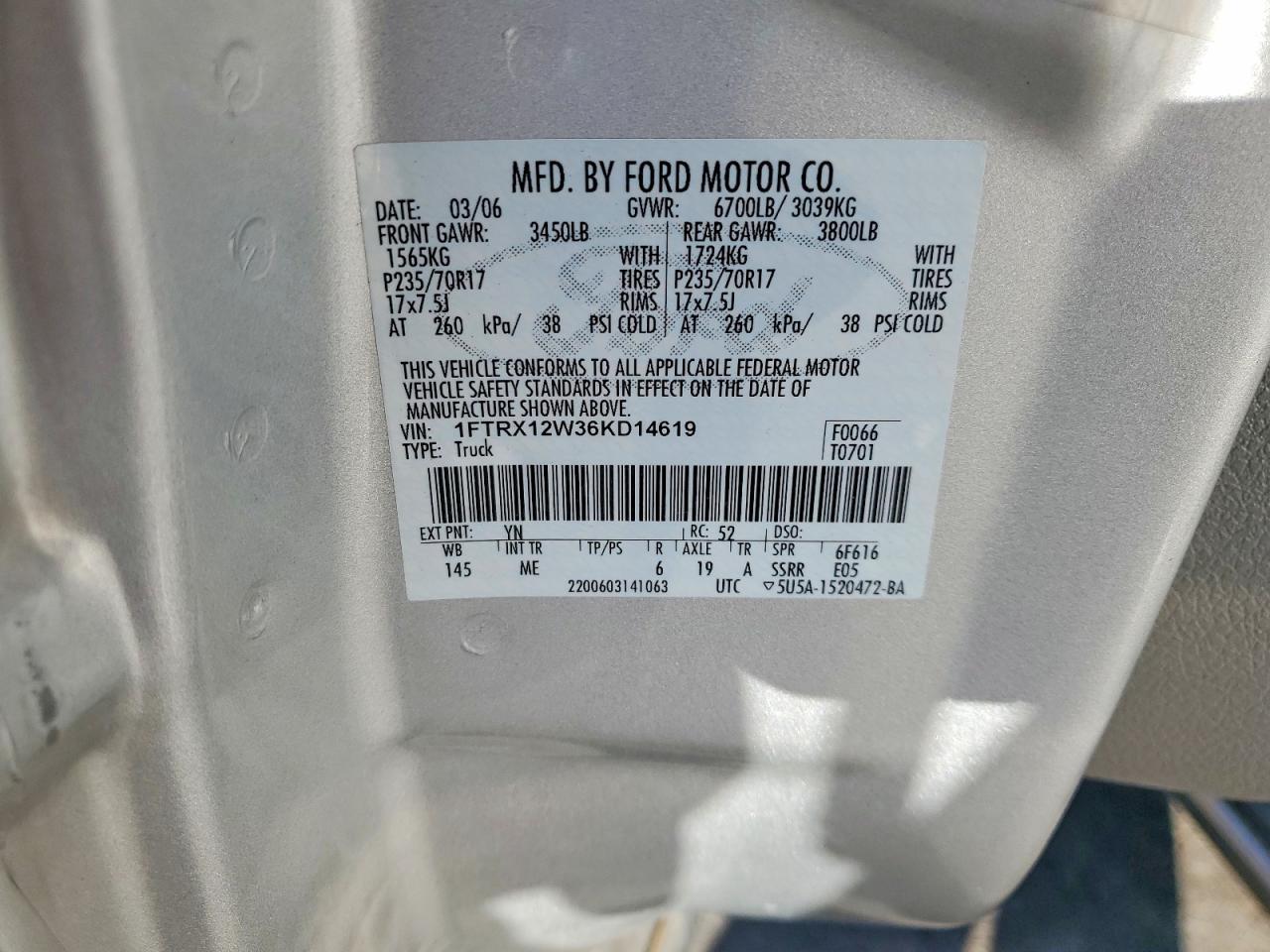 2006 FORD F-150 Lightning