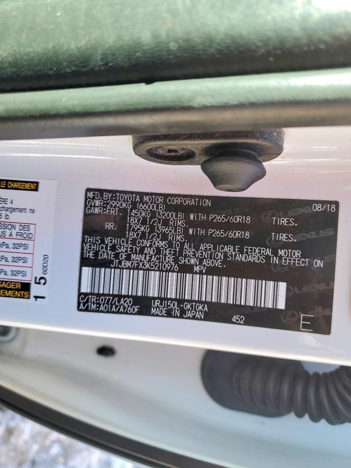 2019 LEXUS GX 460