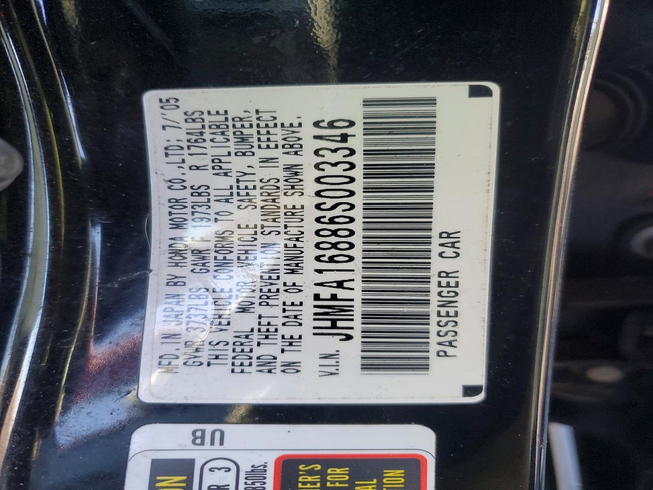 2006 HONDA CIVIC