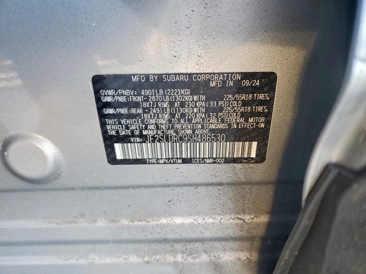 2025 SUBARU FORESTER
