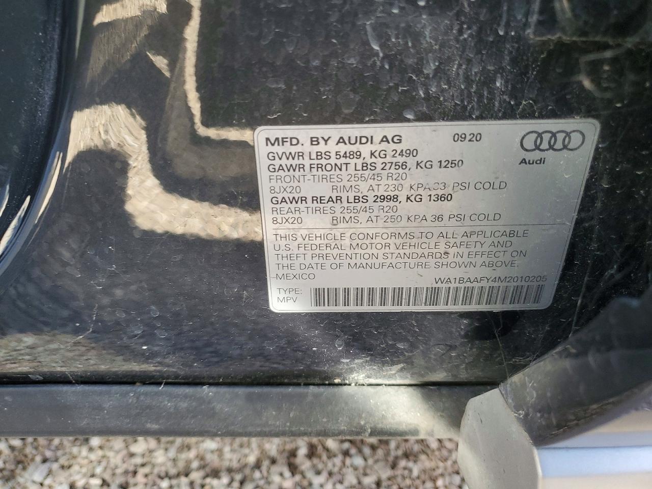 2021 AUDI Q5
