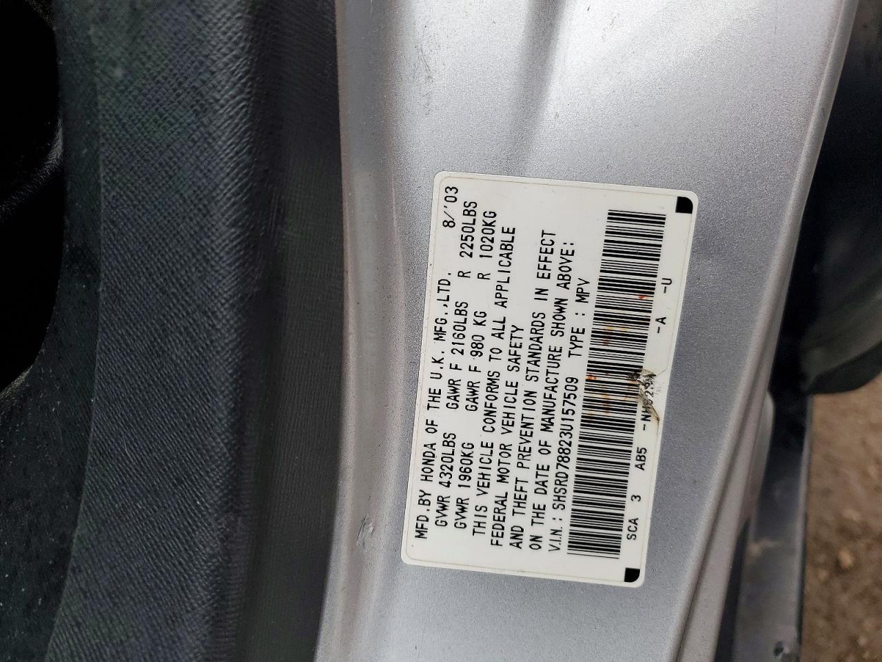 2003 HONDA CR-V