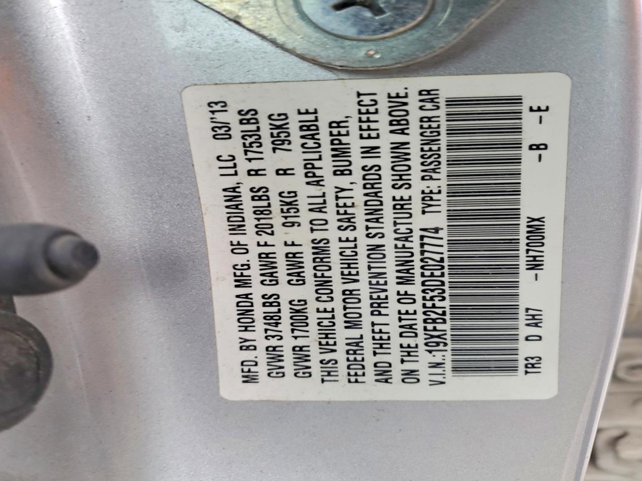 2013 HONDA CIVIC