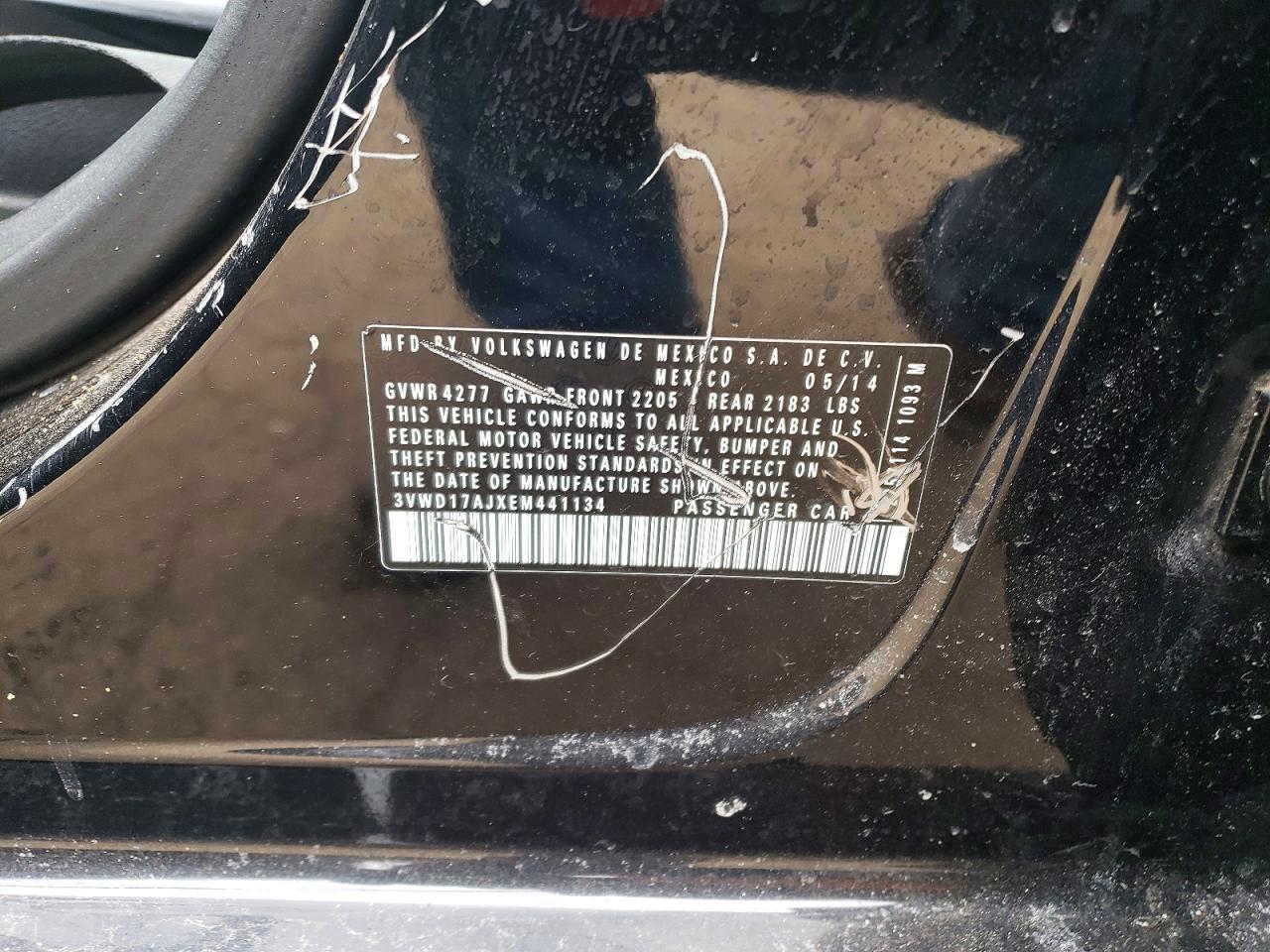 2014 VOLKSWAGEN JETTA