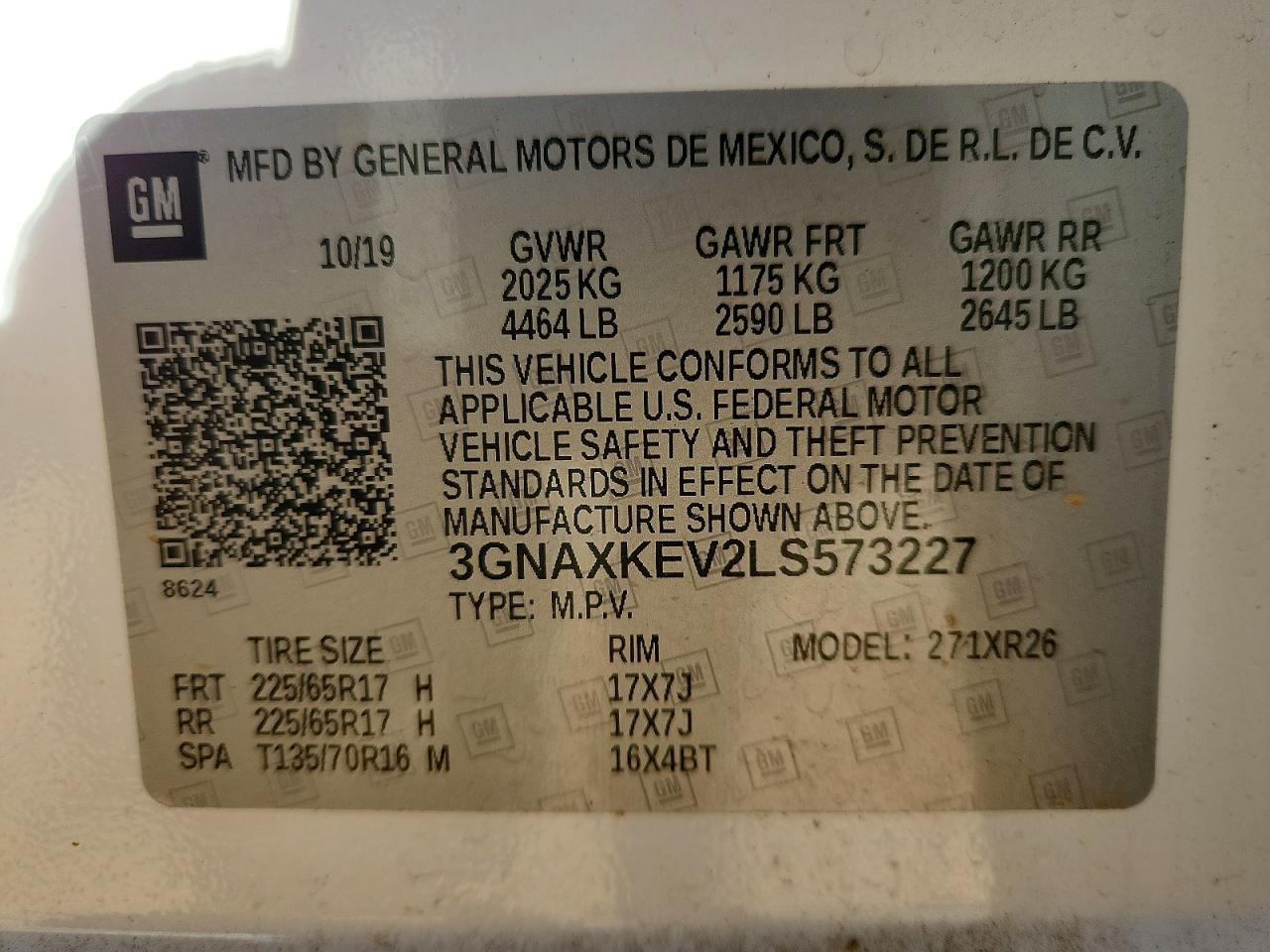 2020 CHEVROLET EQUINOX
