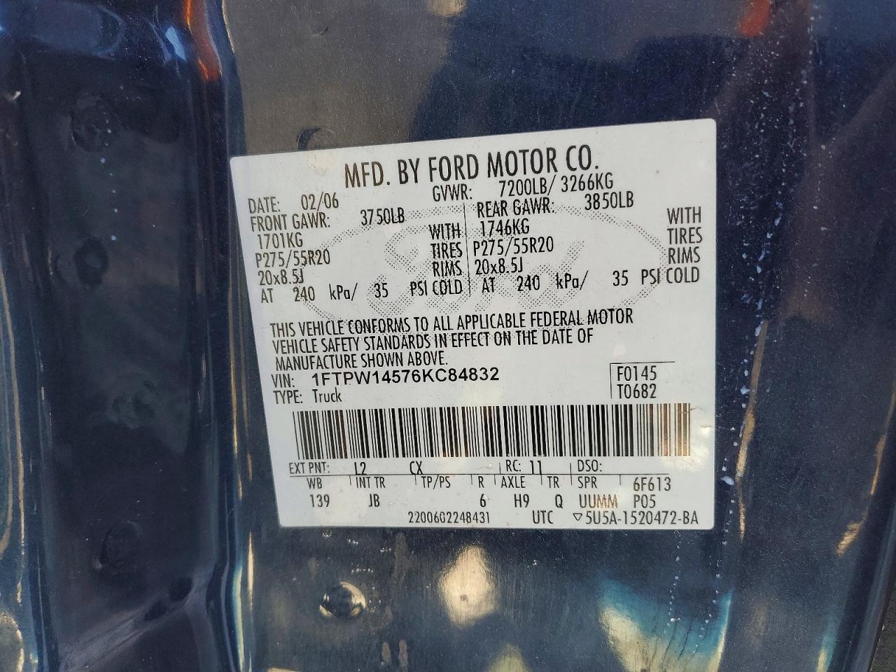 2006 FORD F-150
