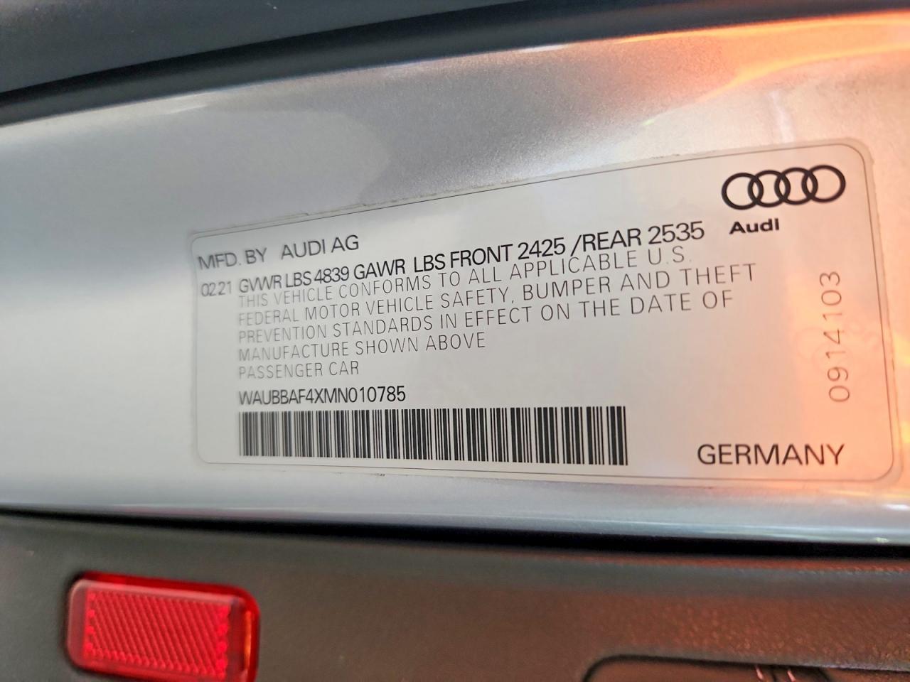 2021 AUDI A4