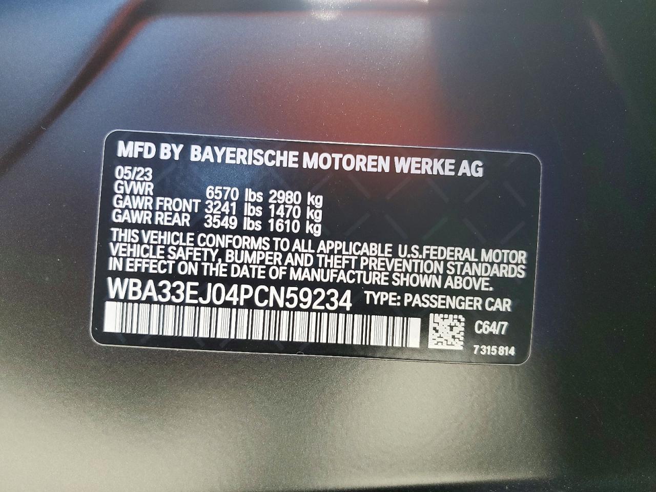 2023 BMW 7 series
