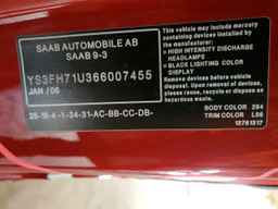 2006 SAAB 9-3