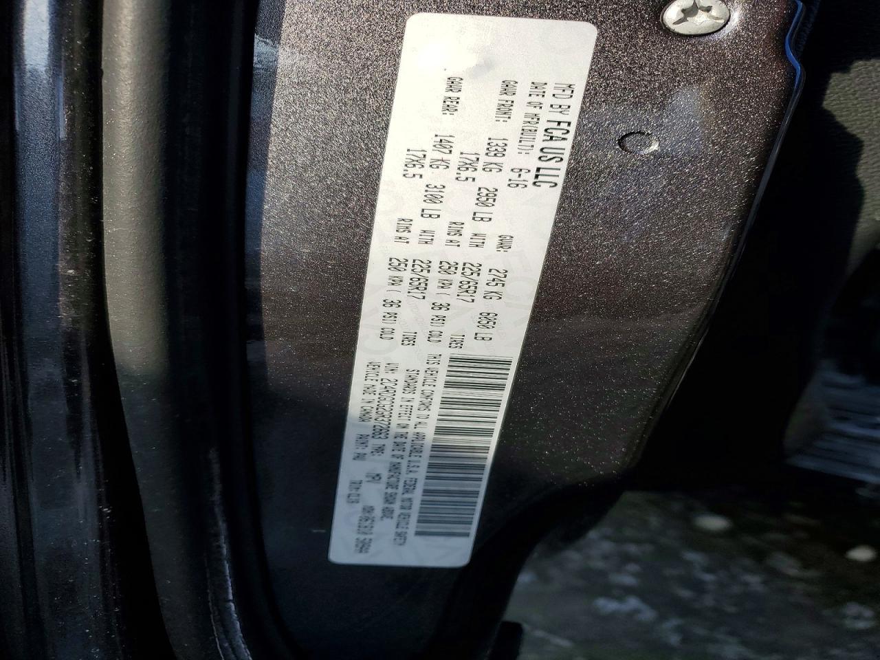 2016 DODGE GRAND CARAVAN