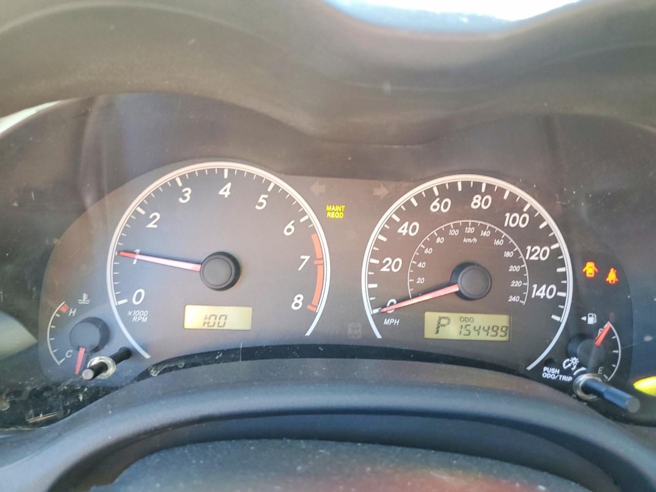 2009 TOYOTA COROLLA