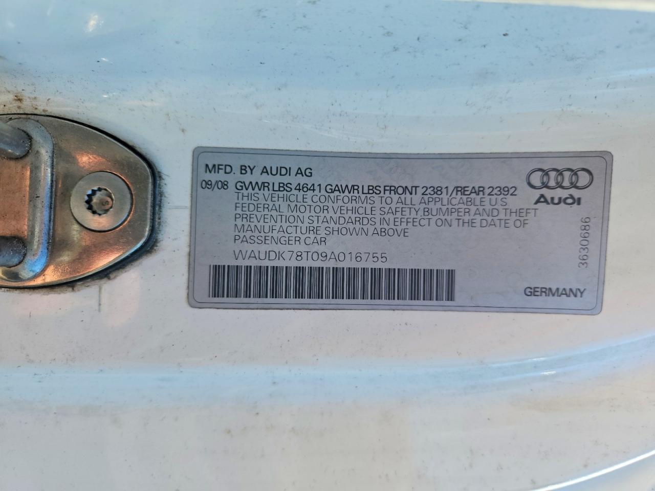2009 AUDI A5 Quattro
