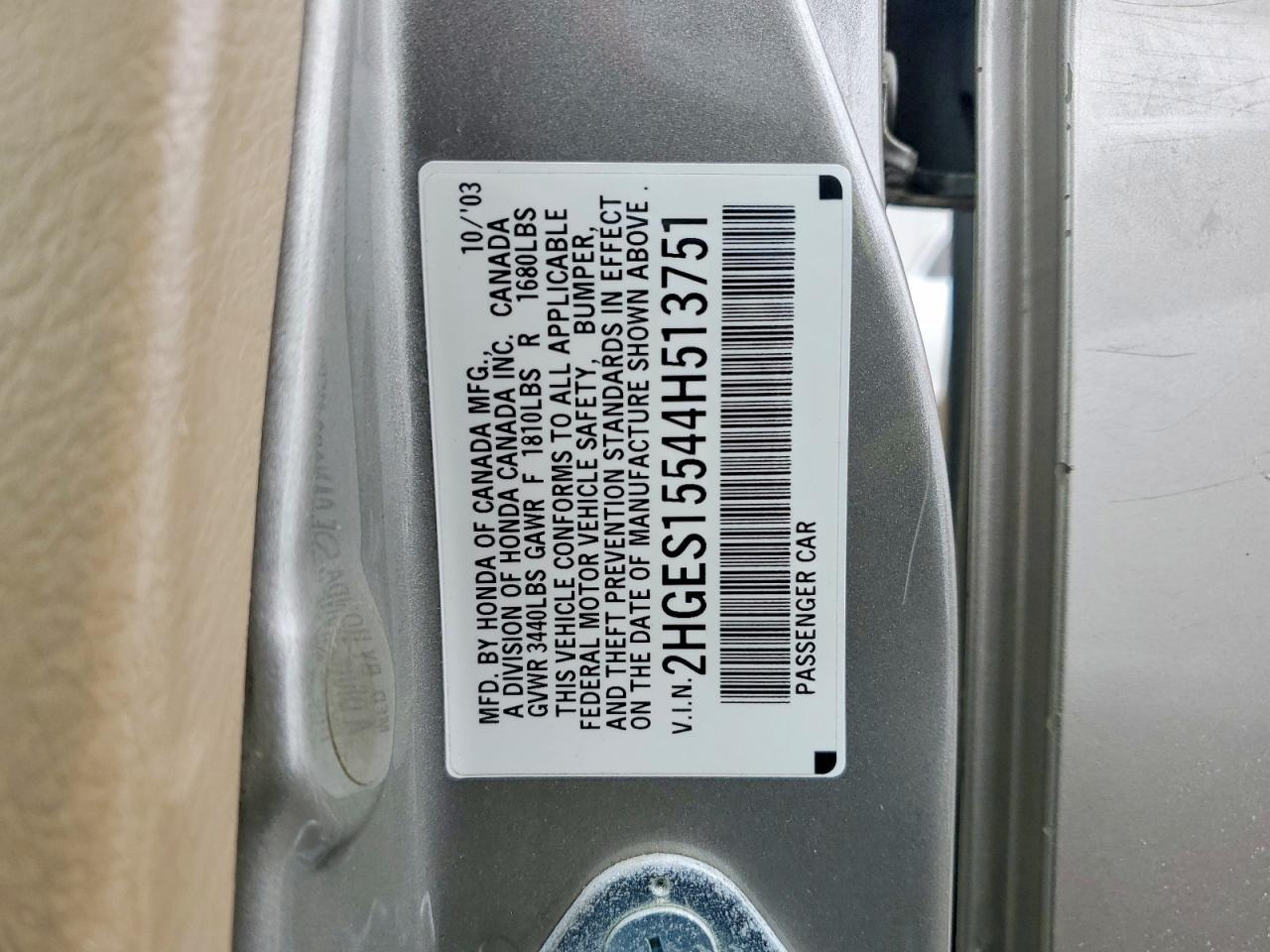 2004 HONDA CIVIC