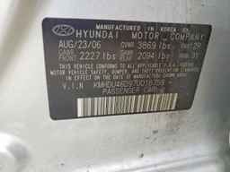 2007 HYUNDAI ELANTRA