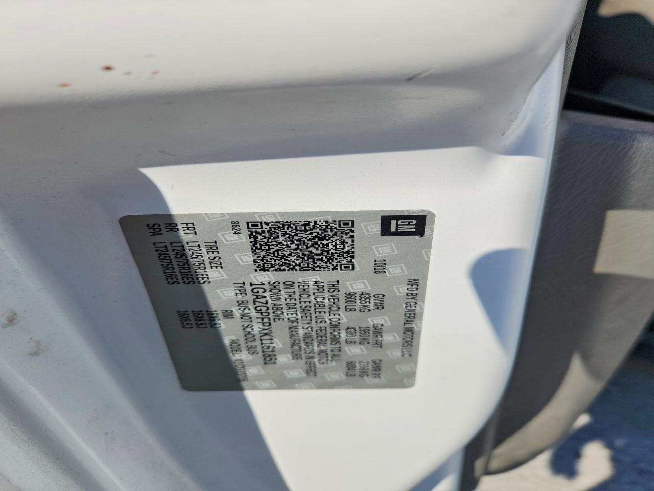2019 CHEVROLET Express 3500