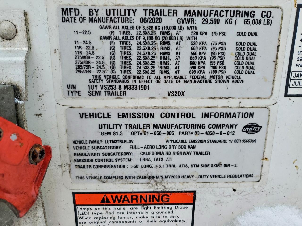 2021 UTILITY Vs2dx