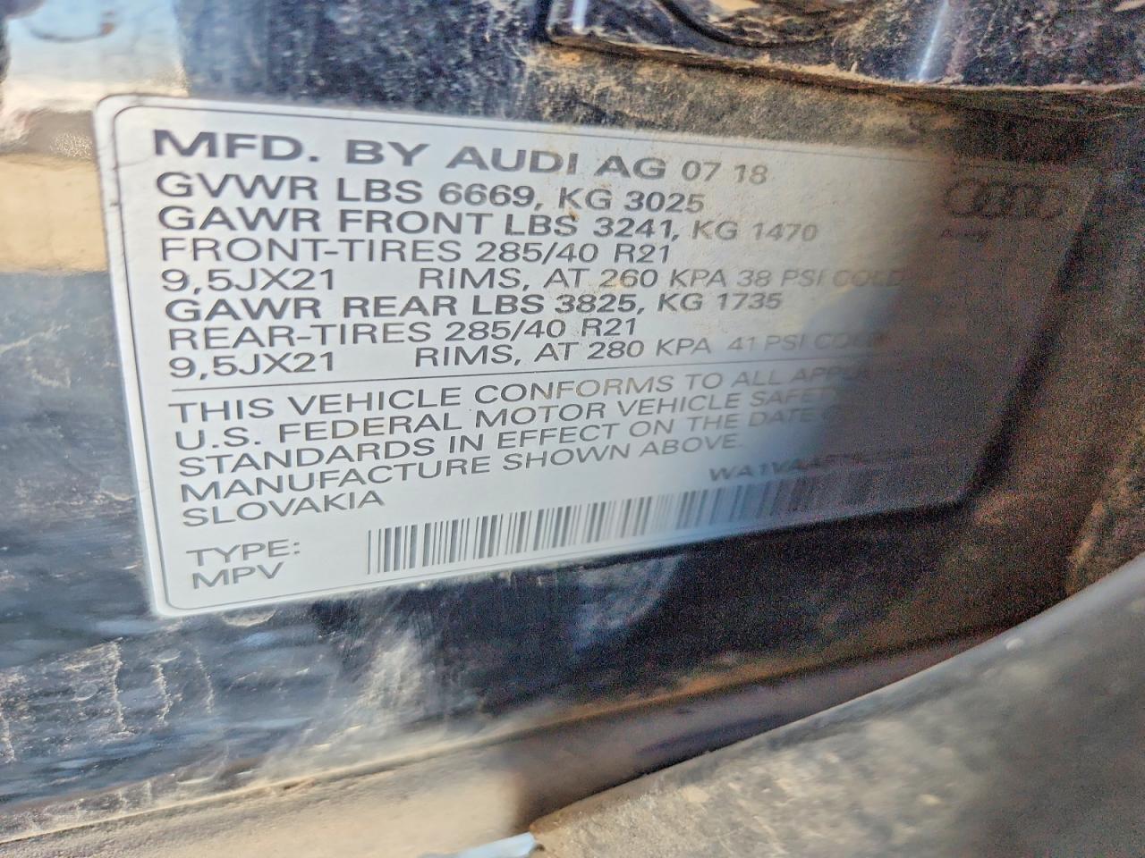 2018 AUDI Q7