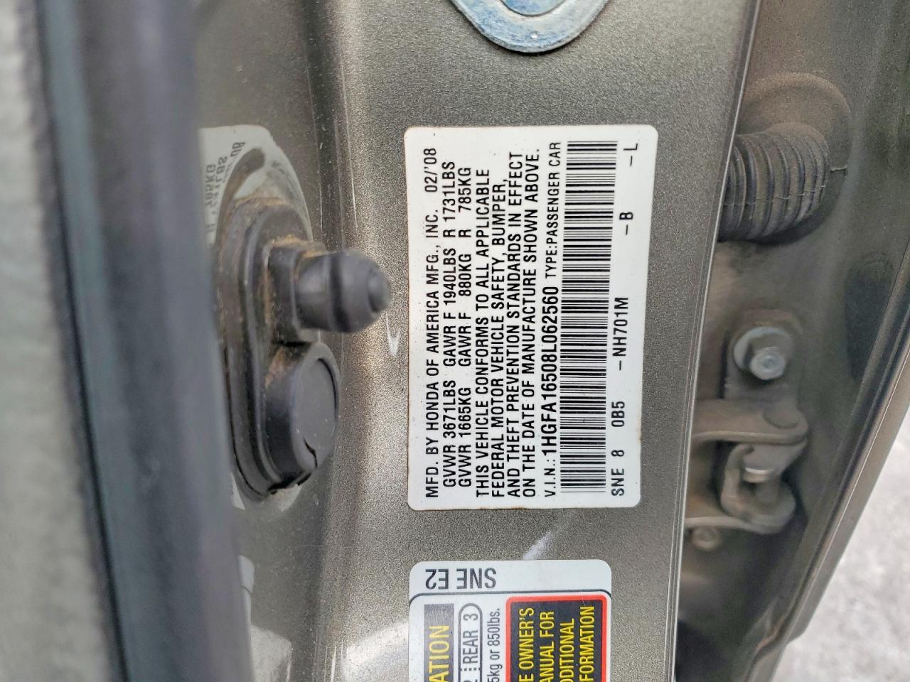 2008 HONDA CIVIC