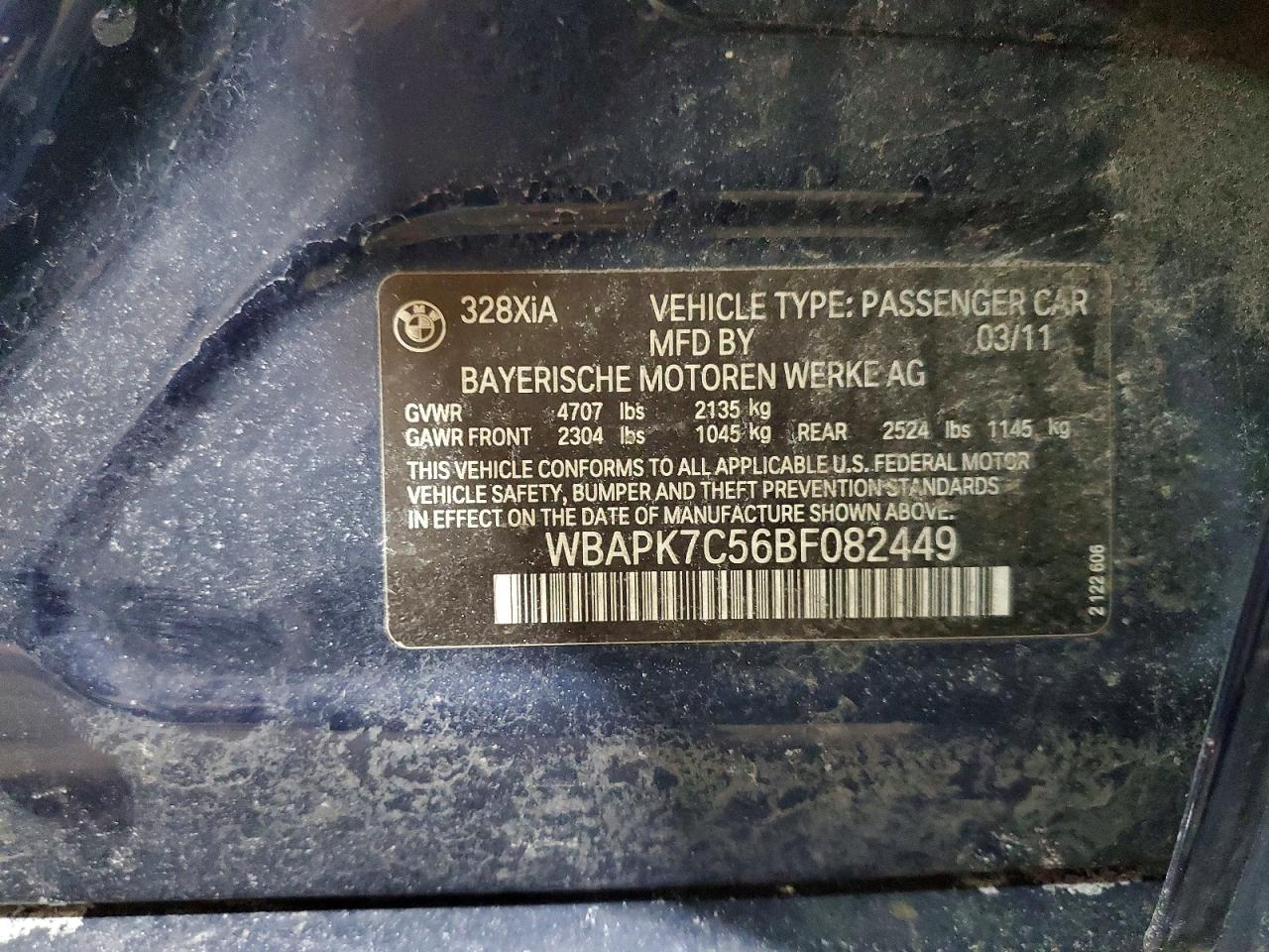 2011 BMW 3 SERIES