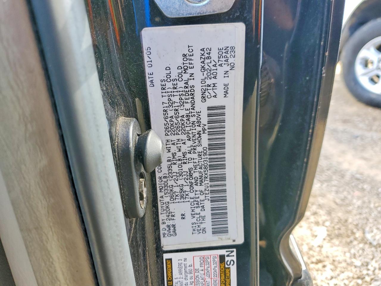 2005 TOYOTA 4Runner