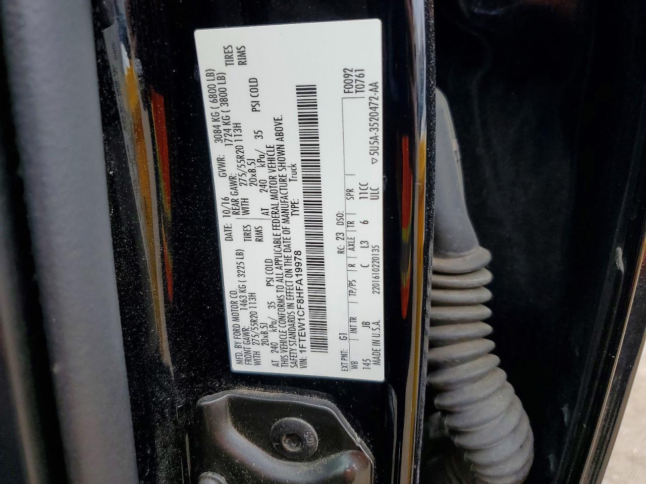2017 FORD F-150