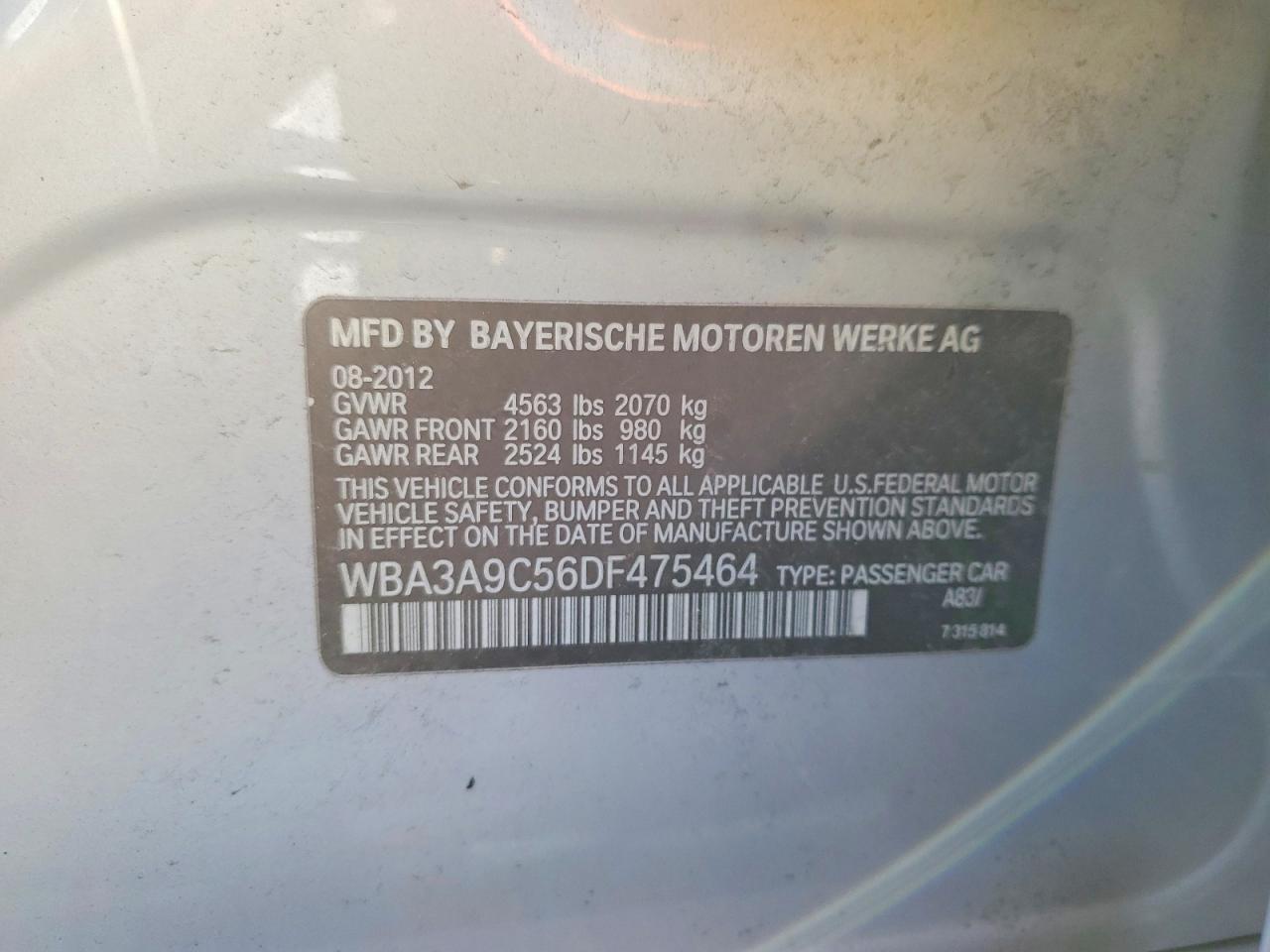 2013 BMW 3 SERIES