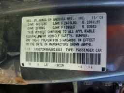 2010 HONDA ACCORD