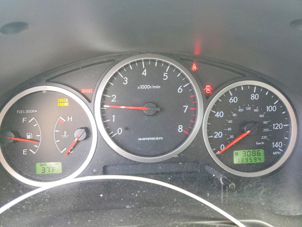 2007 SUBARU IMPREZA