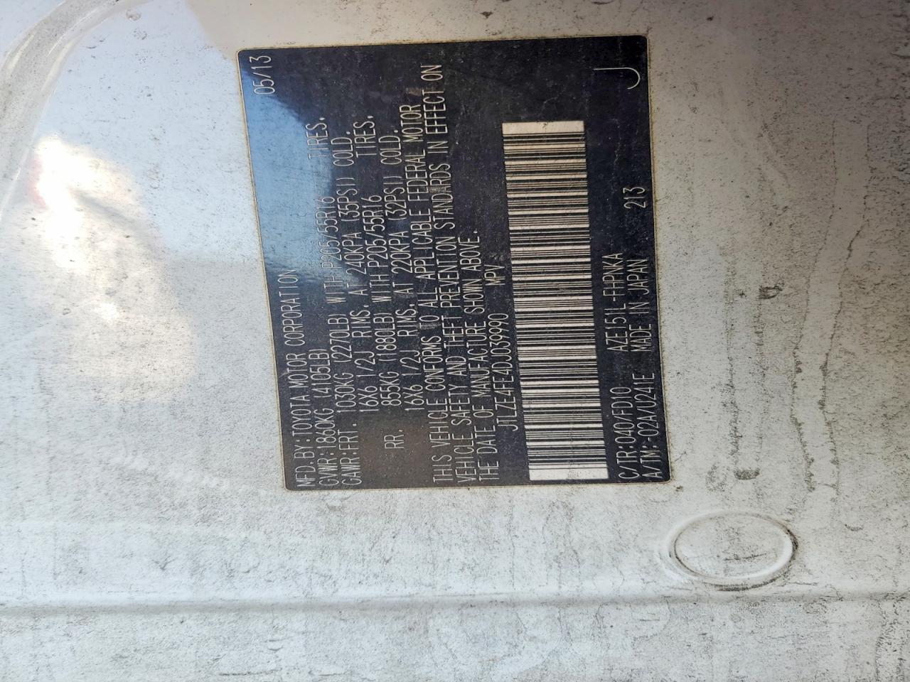 2013 SCION xB