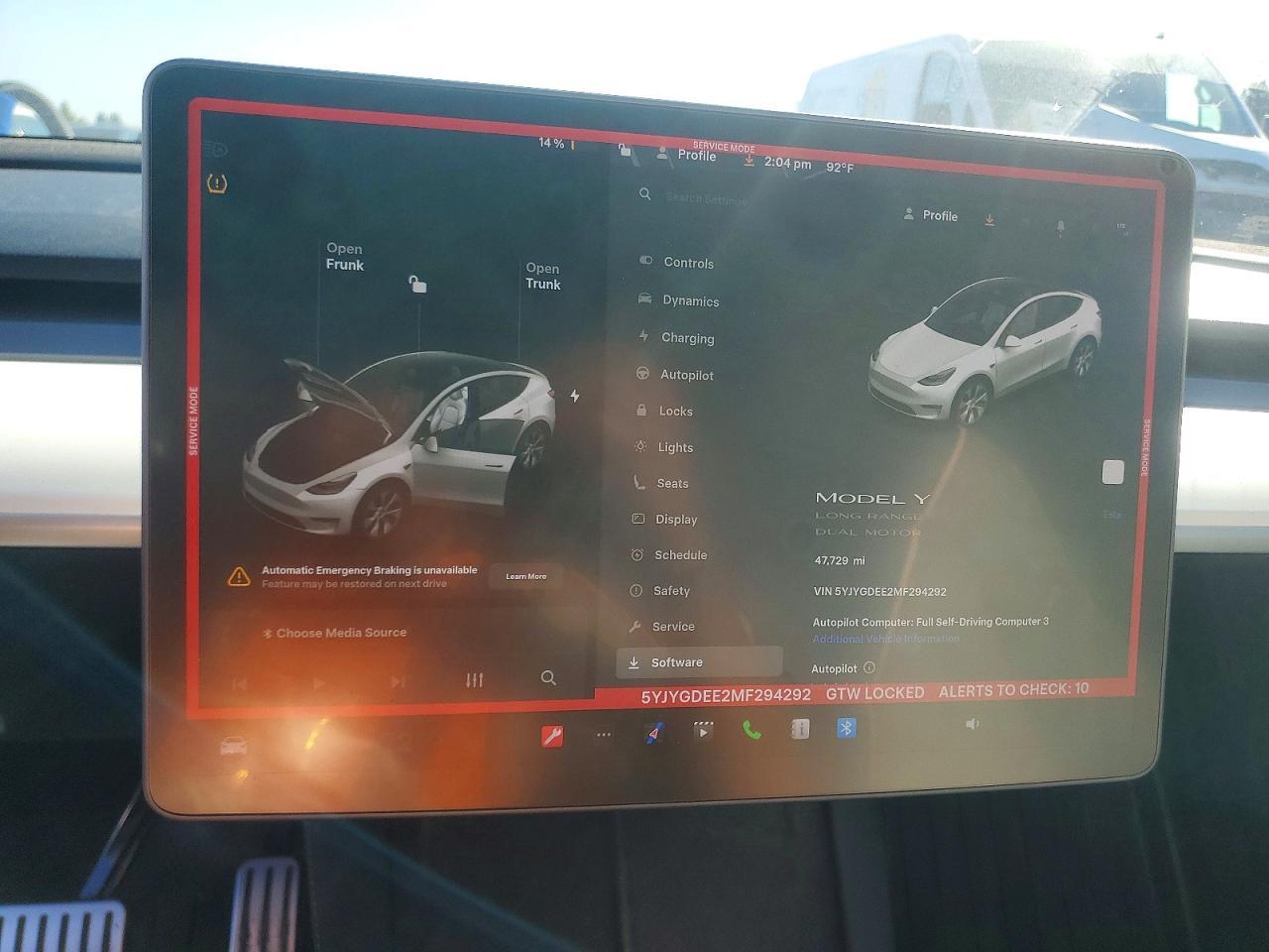 2021 TESLA MODEL Y