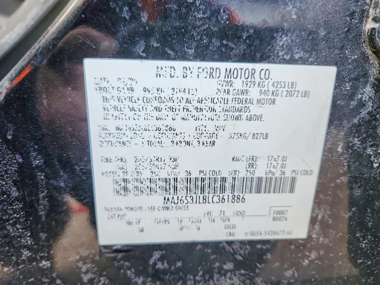 2020 FORD EcoSport