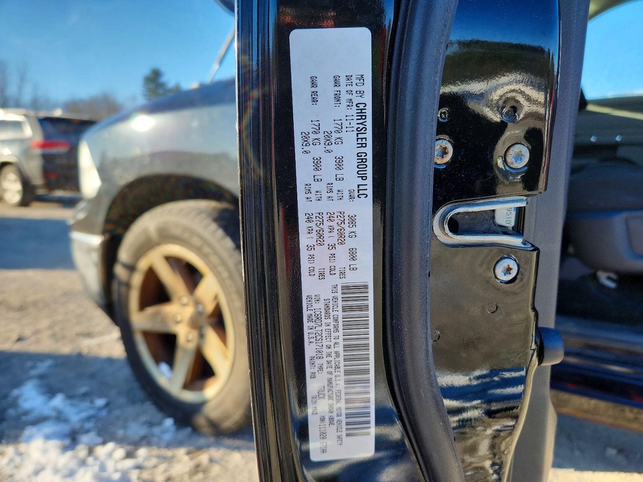 2012 DODGE RAM 1500