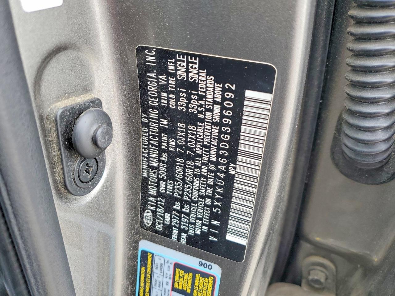 2013 KIA SORENTO