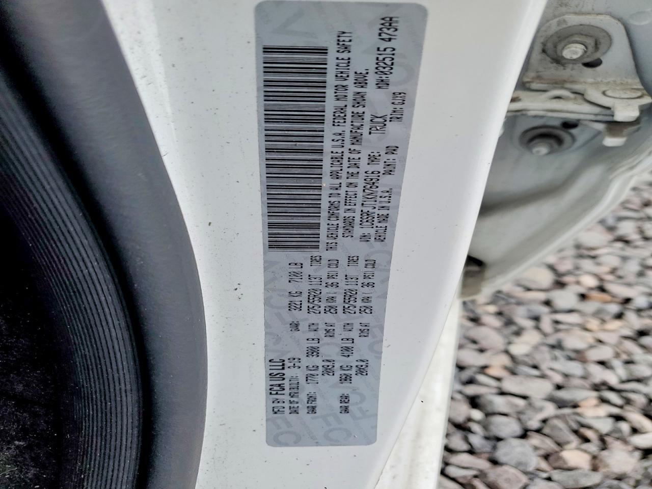 2019 RAM 1500