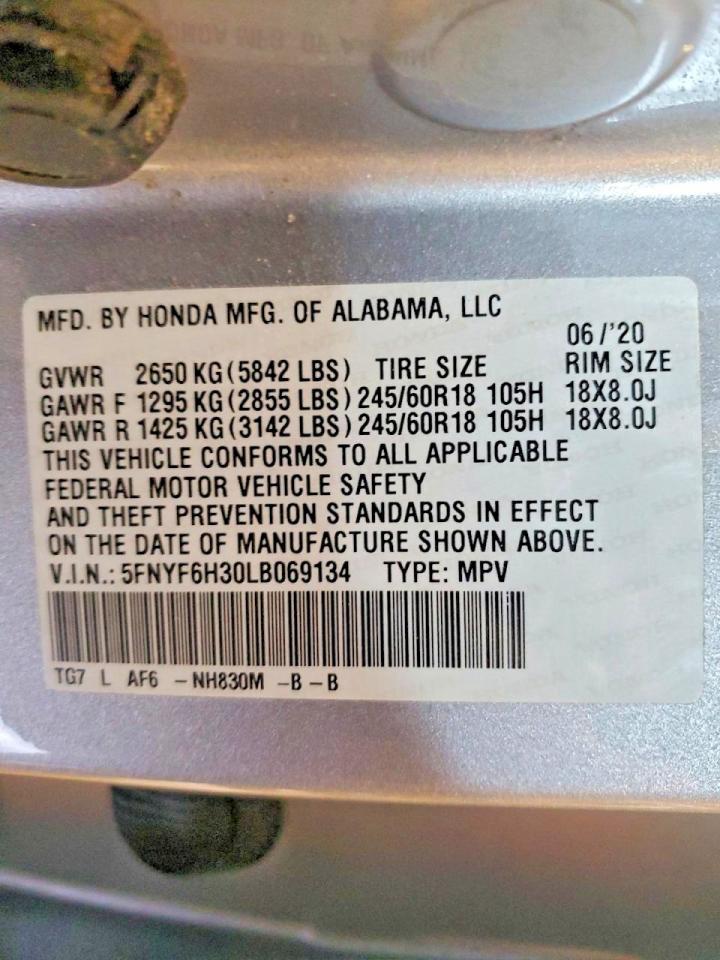 2020 HONDA PILOT