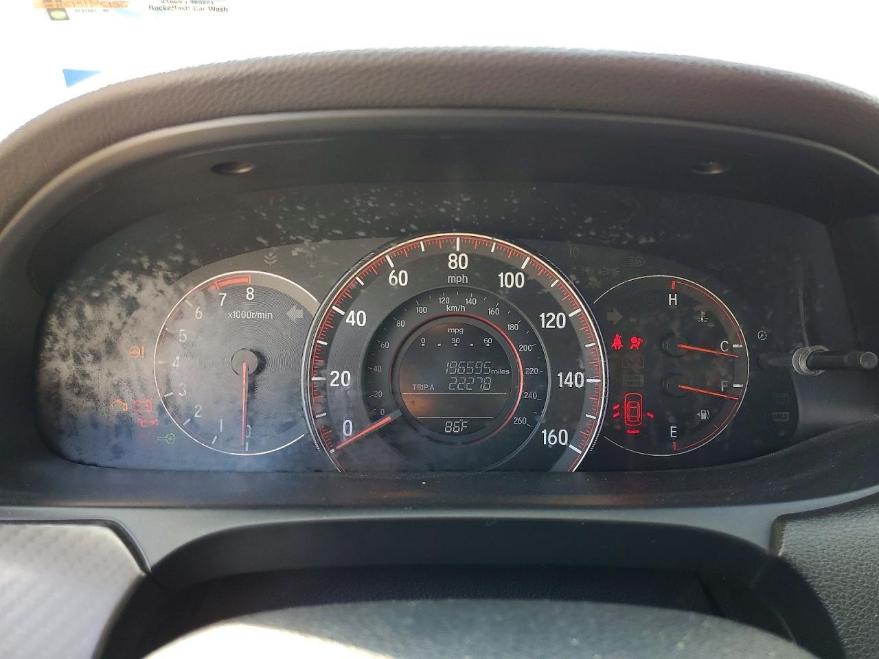2016 HONDA ACCORD