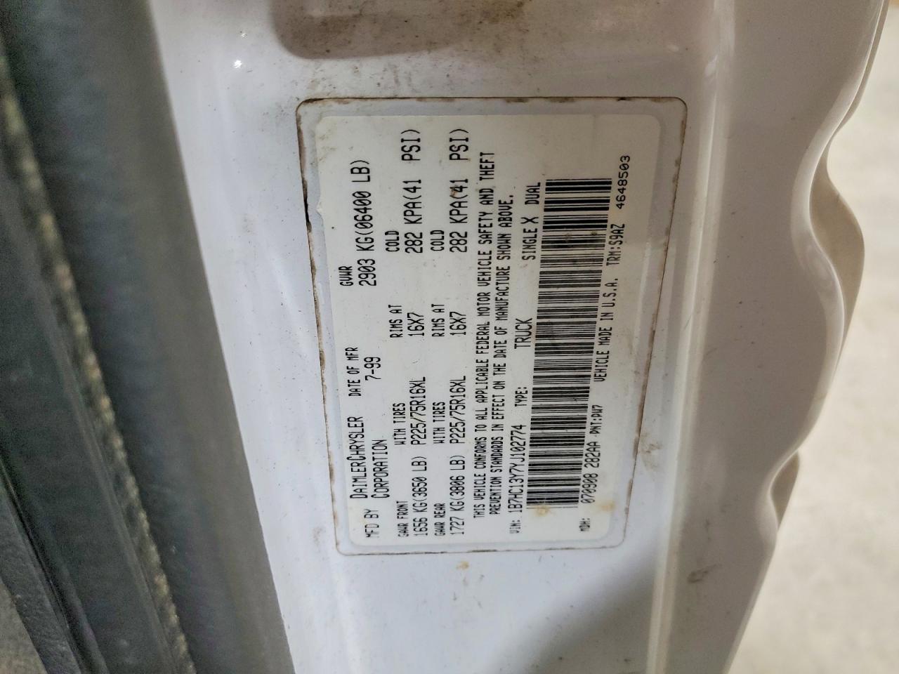 2000 DODGE RAM 1500