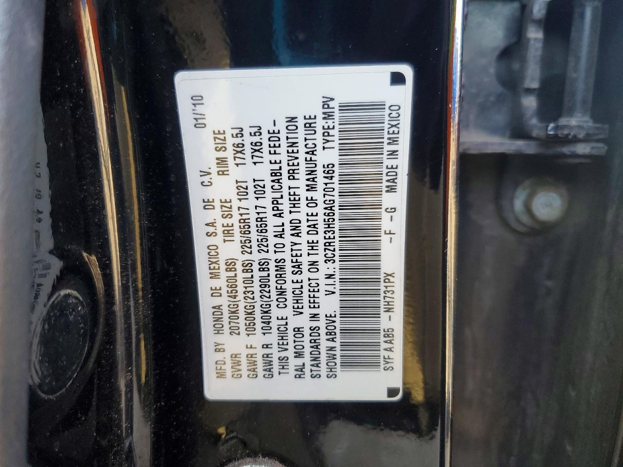 2010 HONDA CR-V