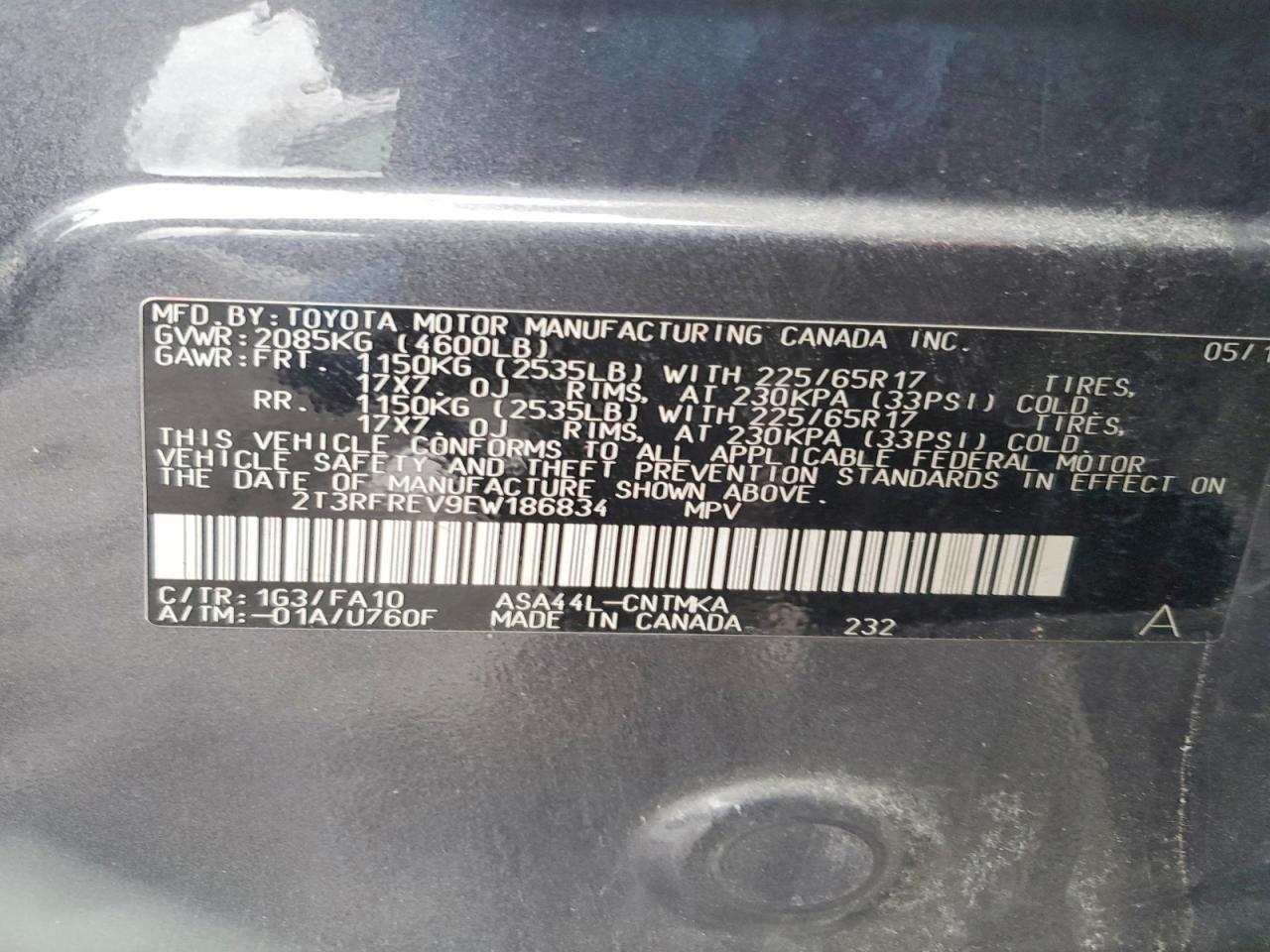 2014 TOYOTA RAV4
