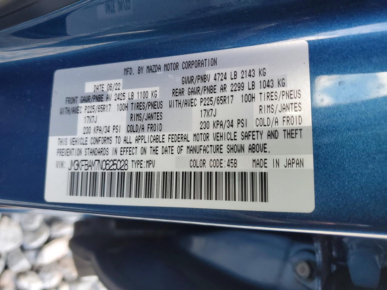 2022 MAZDA CX-5