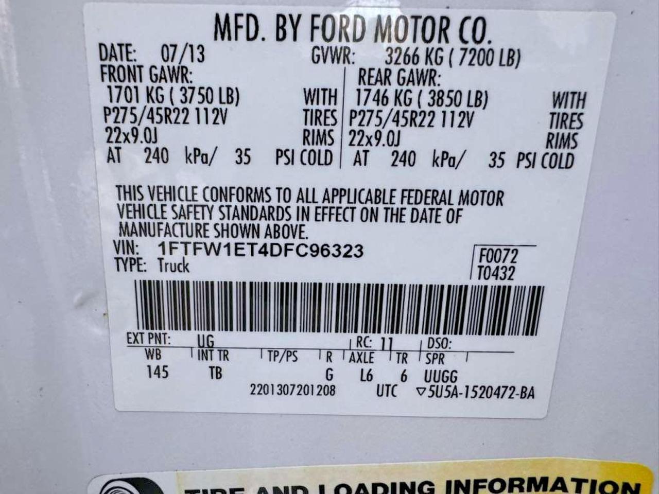 2013 FORD F-150
