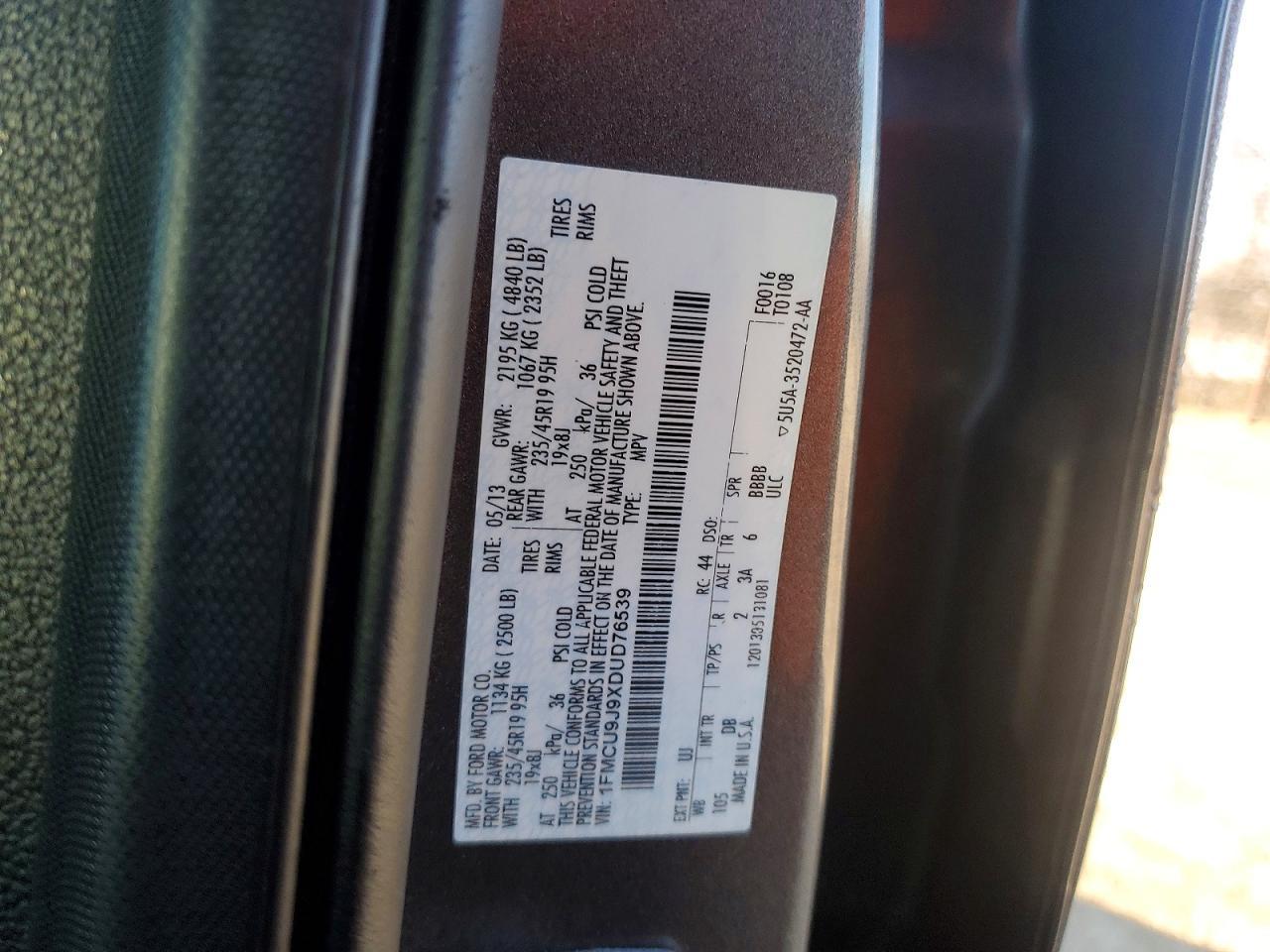 2013 FORD ESCAPE
