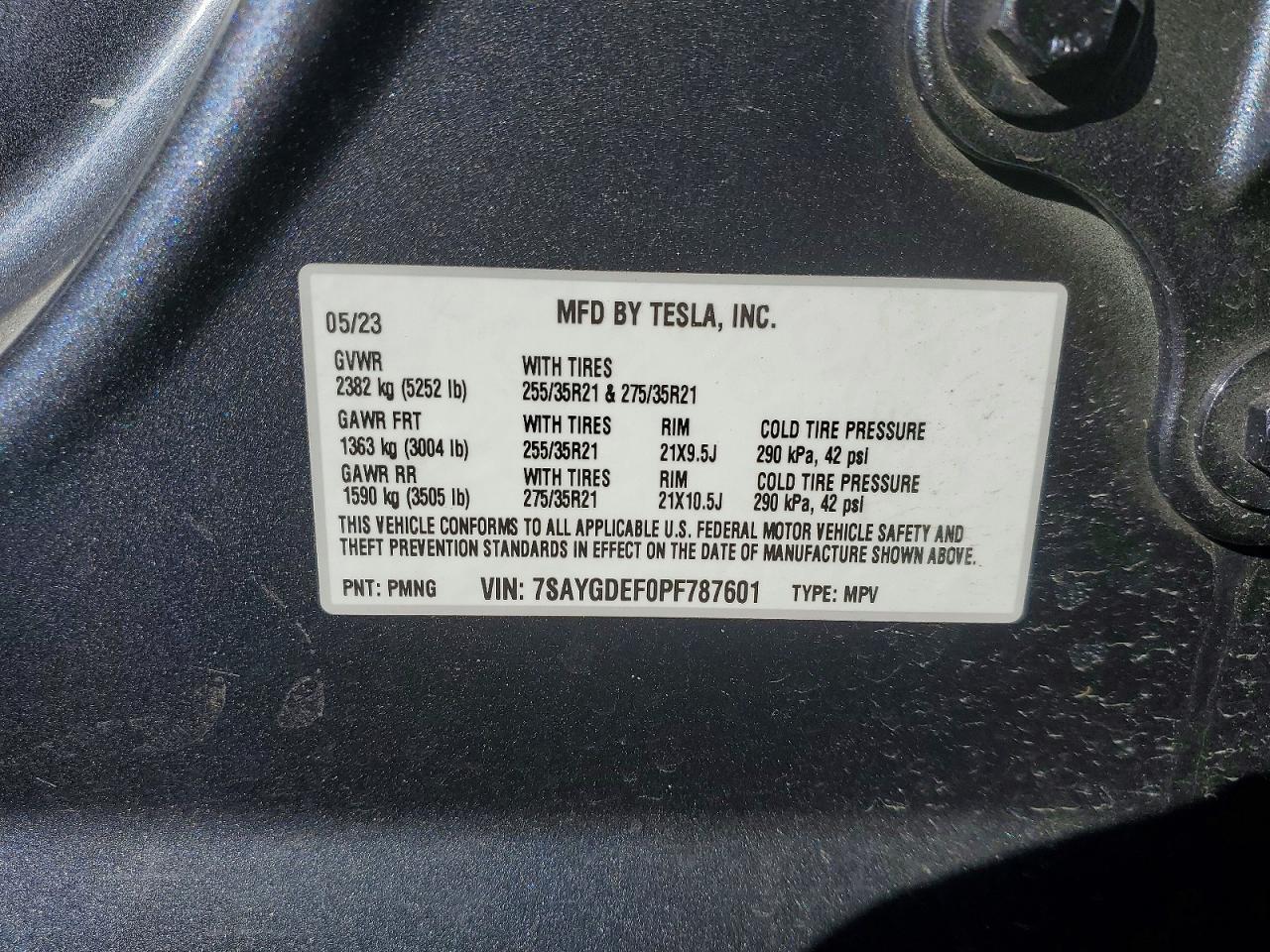 2023 TESLA MODEL Y
