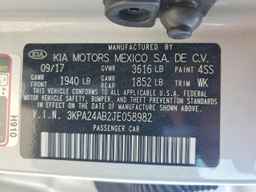 2018 KIA RIO