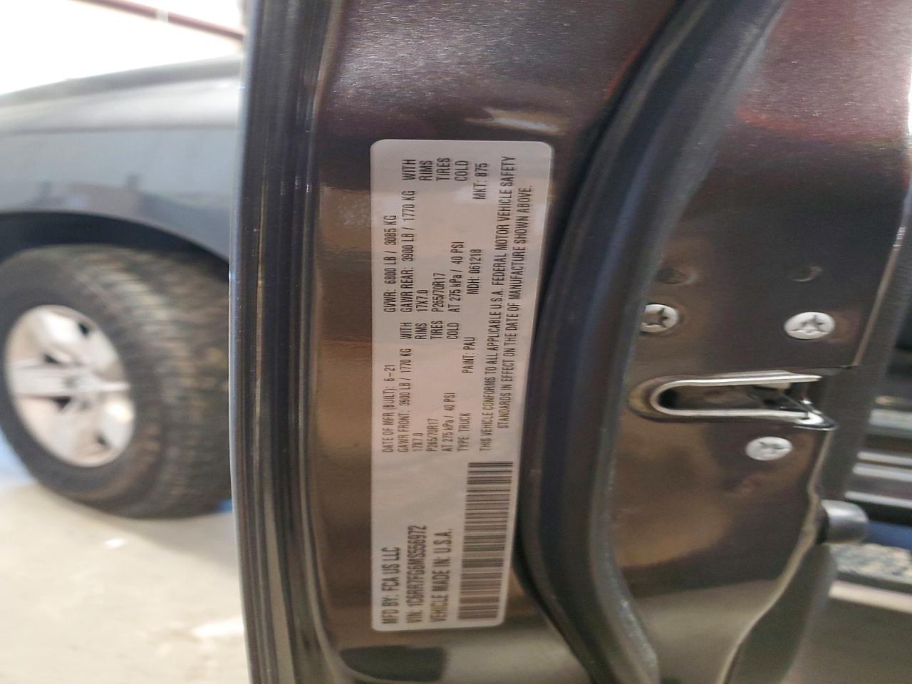 2021 RAM 1500
