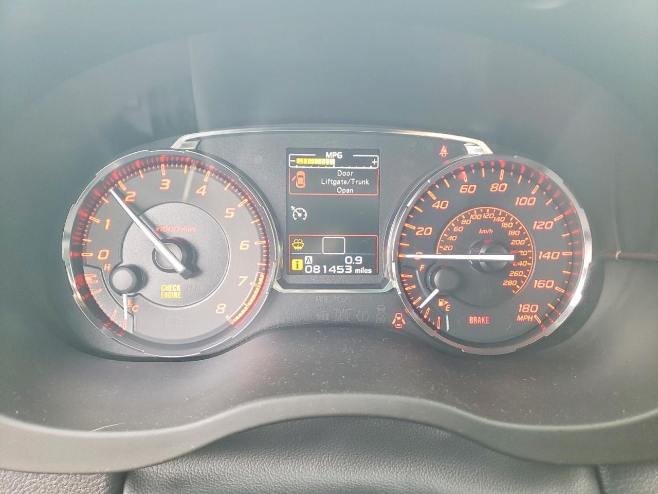 2017 SUBARU WRX