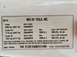 2019 TESLA MODEL 3