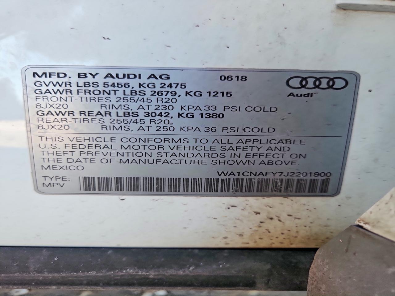 2018 AUDI Q5