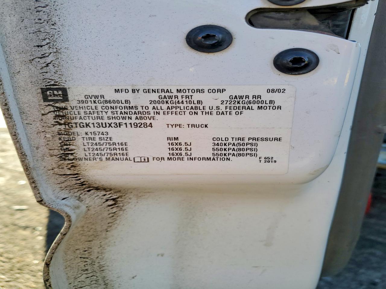 2003 GMC Sierra