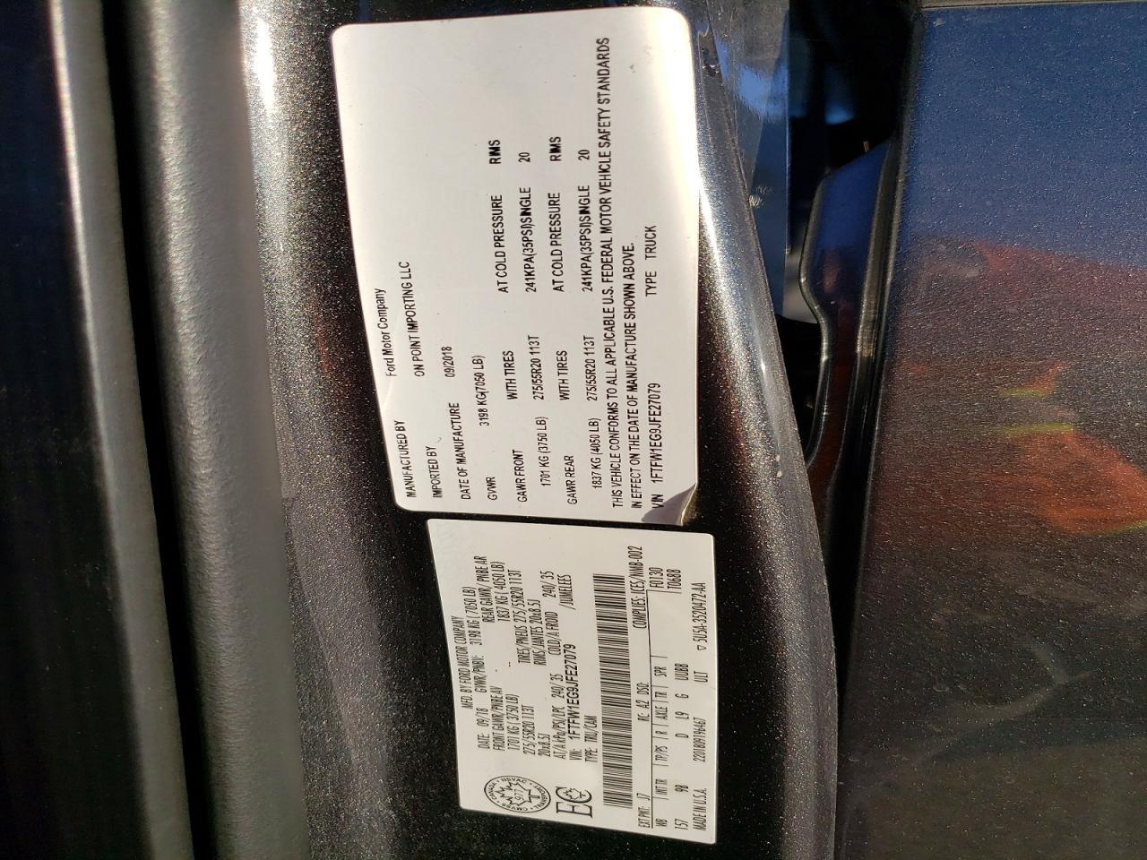 2018 FORD F-150 Lightning